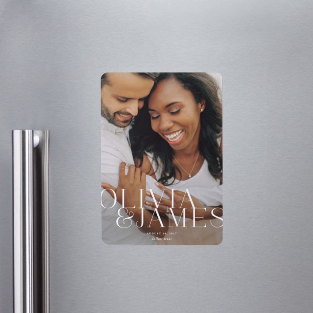 "This Couple" - Save the Dates in Pearl by Lauren Chism - Front