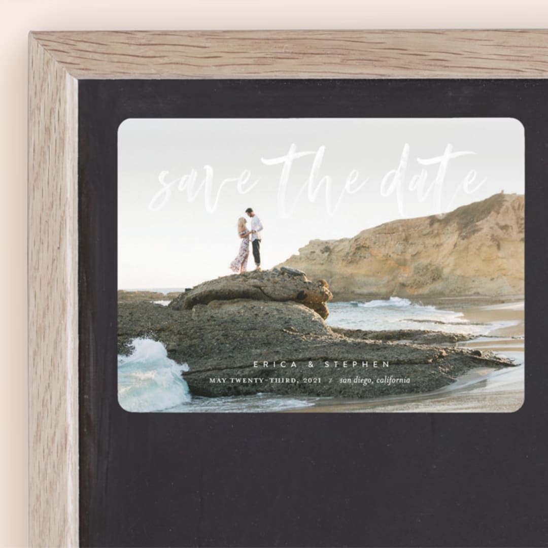"Scripted" - Save the Dates in Ivory by Eric Clegg - Front