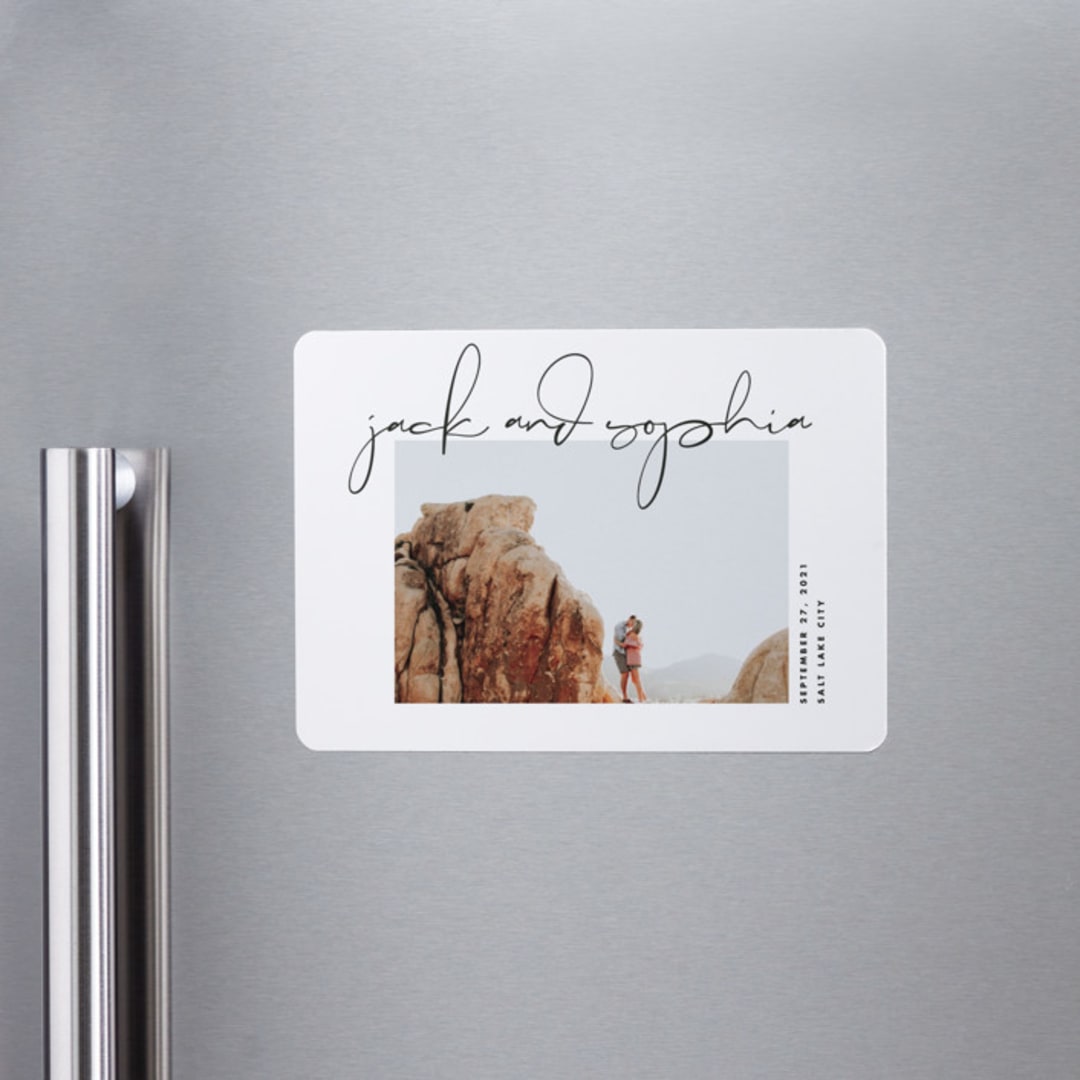 "Offbeat" - Save the Dates in Noir by Kimberly FitzSimons - Front