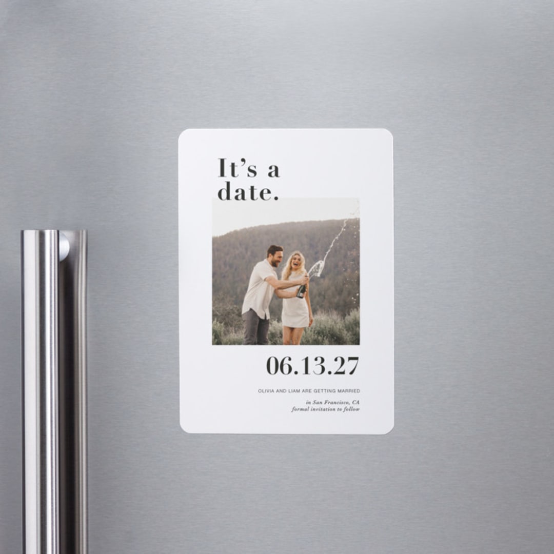 "It's a Date!" - Save the Dates in Onyx by Joyce Pinheiro - Front