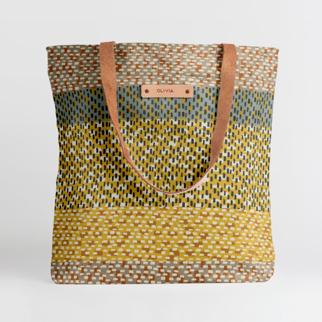 "Basic" - Snap Tote in Desert by Bethania Lima - Snap Tote