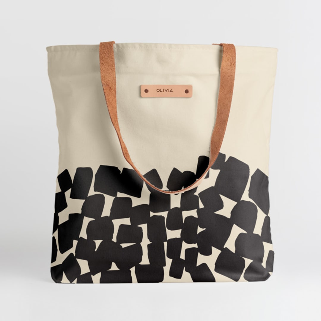 "Fallen Clutch" - Snap Tote in Ink by ThirtyOne Illustrations - Snap Tote