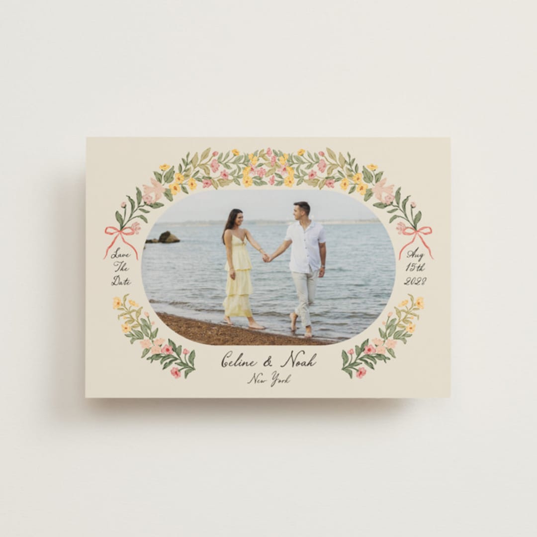 "Spring" - Save the Dates in Spring by Elly - Front