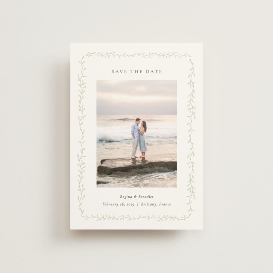 "cramique" - Save the Dates in Ivy by chocomocacino - Front