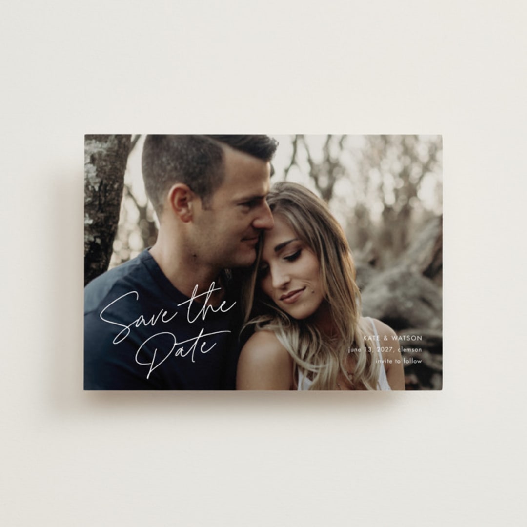 "Heartfelt" - Save the Dates in Canvas by Stacey Meacham - Front