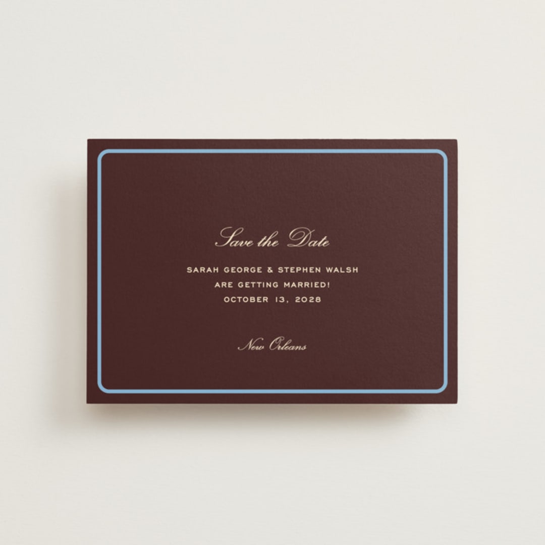 "Aperitif" - Save the Dates in Fig by Megan Davis - Front