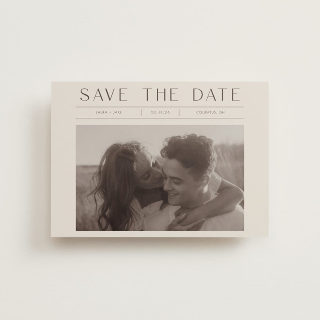 "you and me" - Save the Dates in Mist by Christy Hy Lee - Front