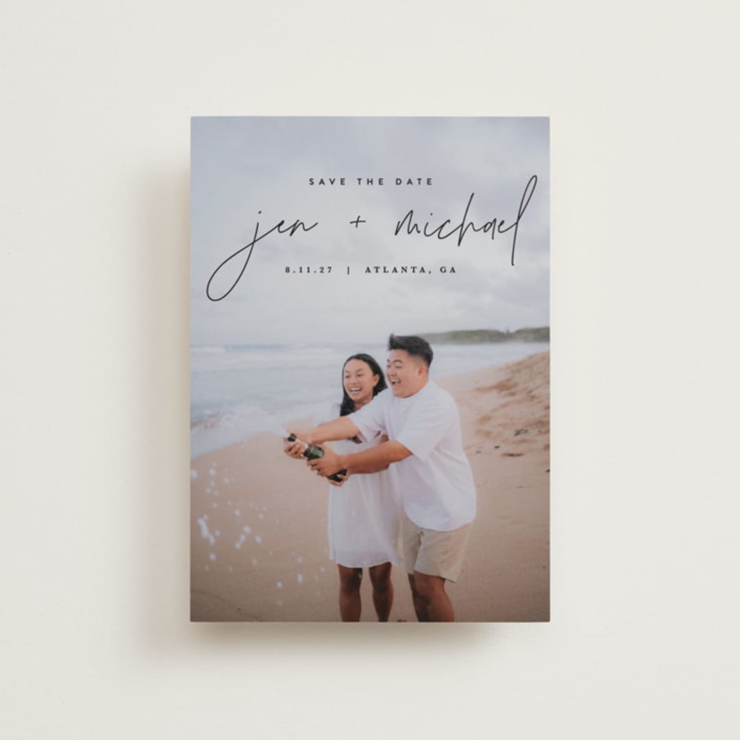 "Penned" - Save the Dates in Noir by JoAnn Jinks - Front