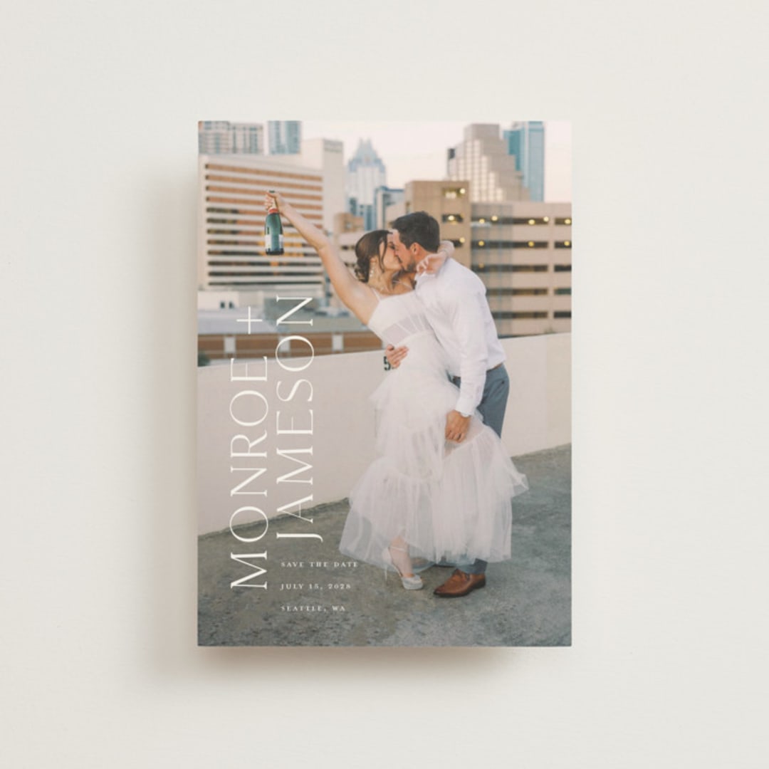 "Carefree" - Save the Dates in Quartz by Angela Garrick - Front