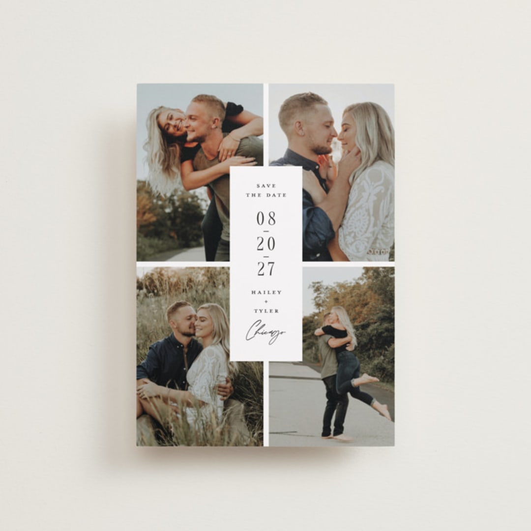 "Focused" - Save the Dates in Snow by Michelle Taylor - Front