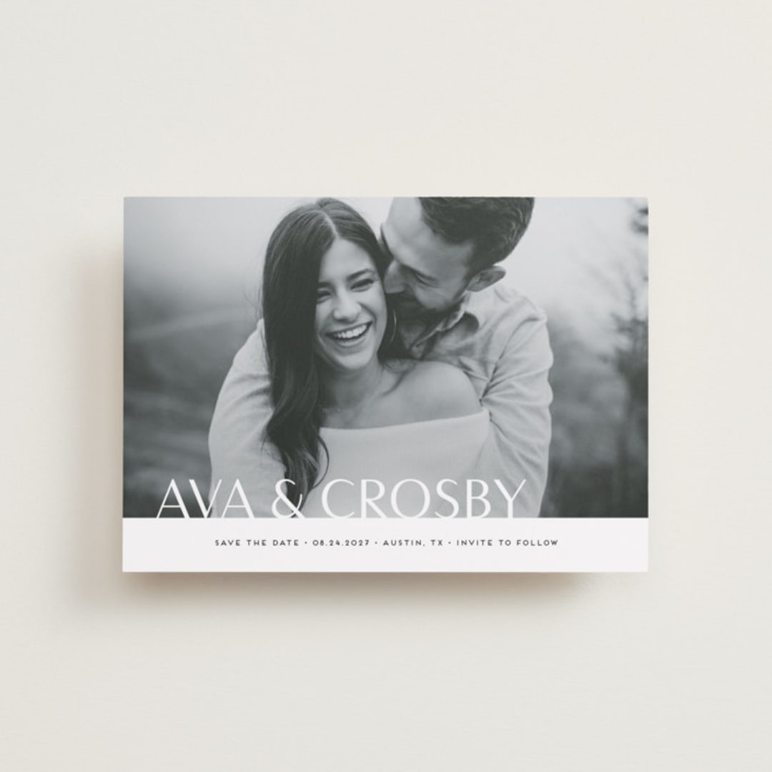 "Bold Names" - Save the Dates in Obsidian by Jennifer Postorino - Front