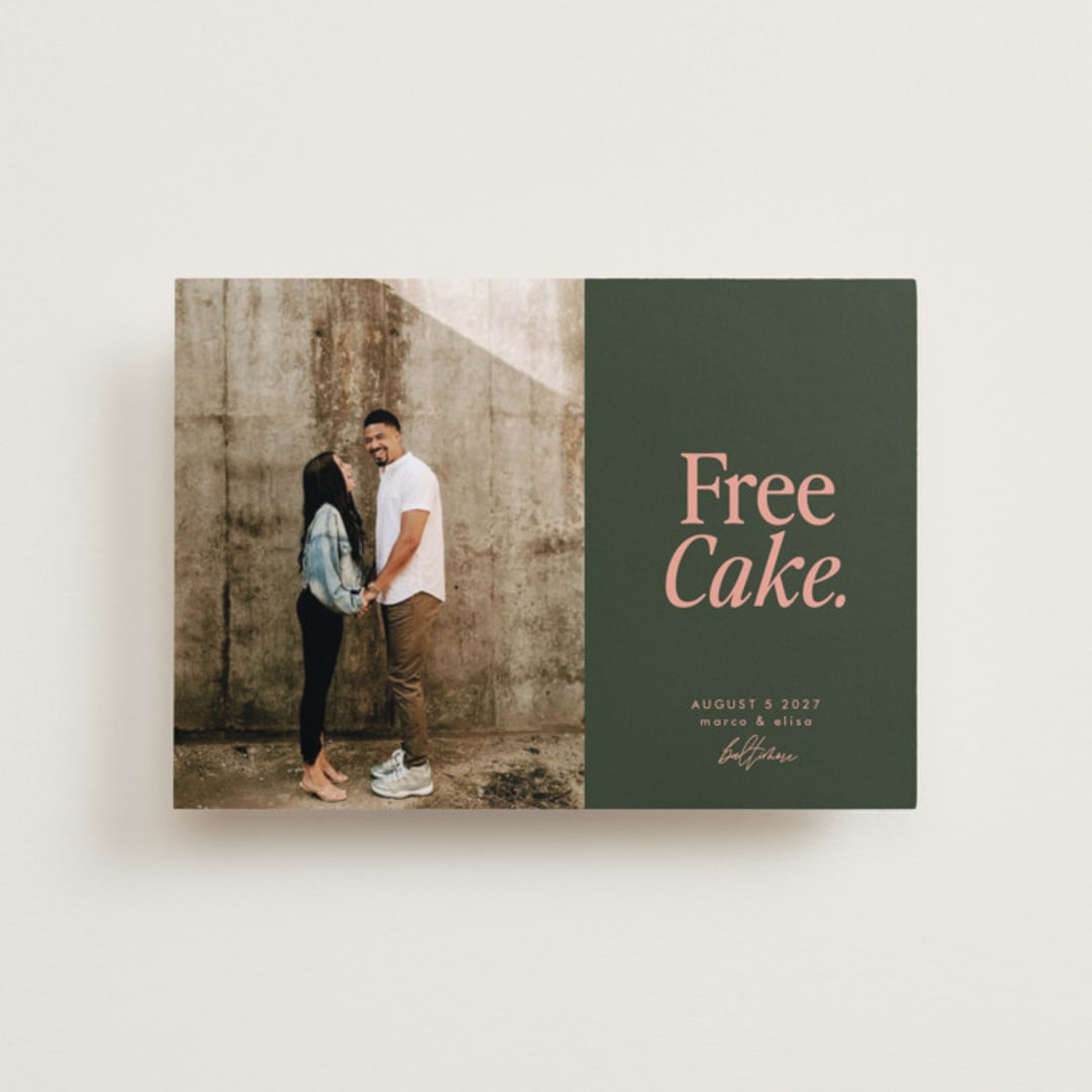 "Free Cake" - Save the Dates in Hunter by Erin L. Wilson - Front