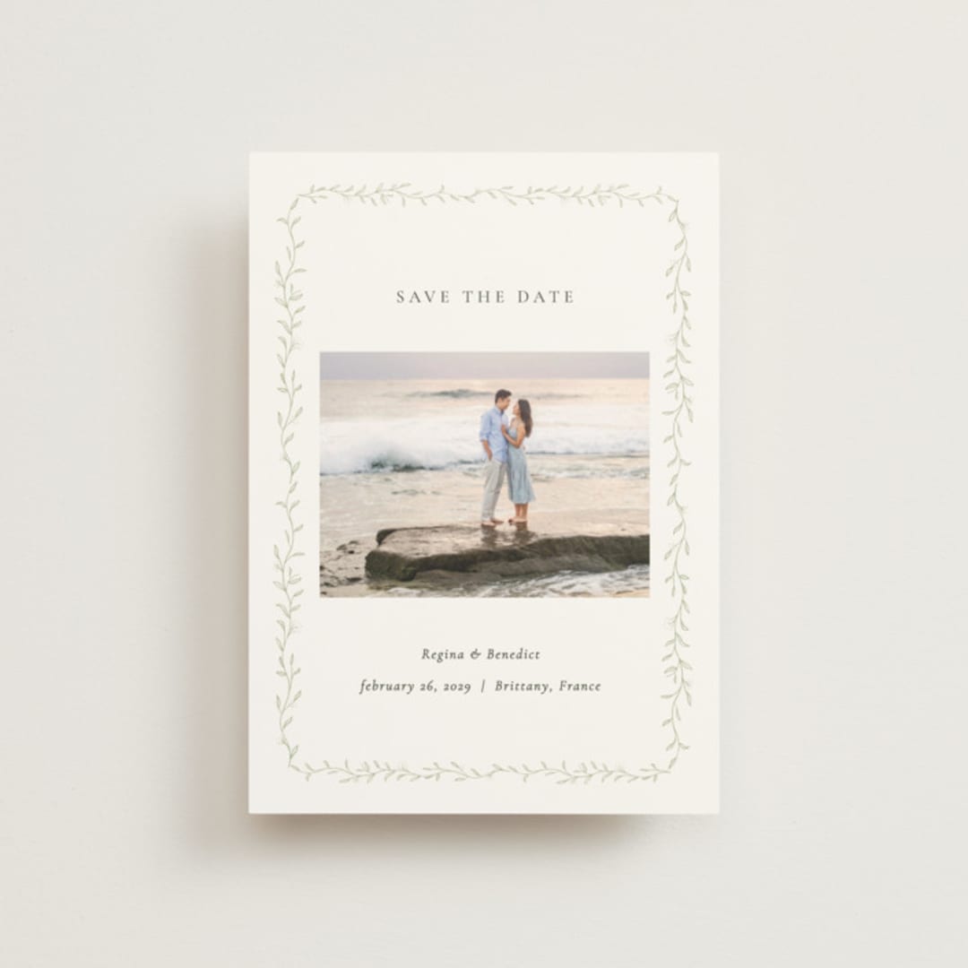 "cramique" - Save the Dates in Ivy by chocomocacino - Front