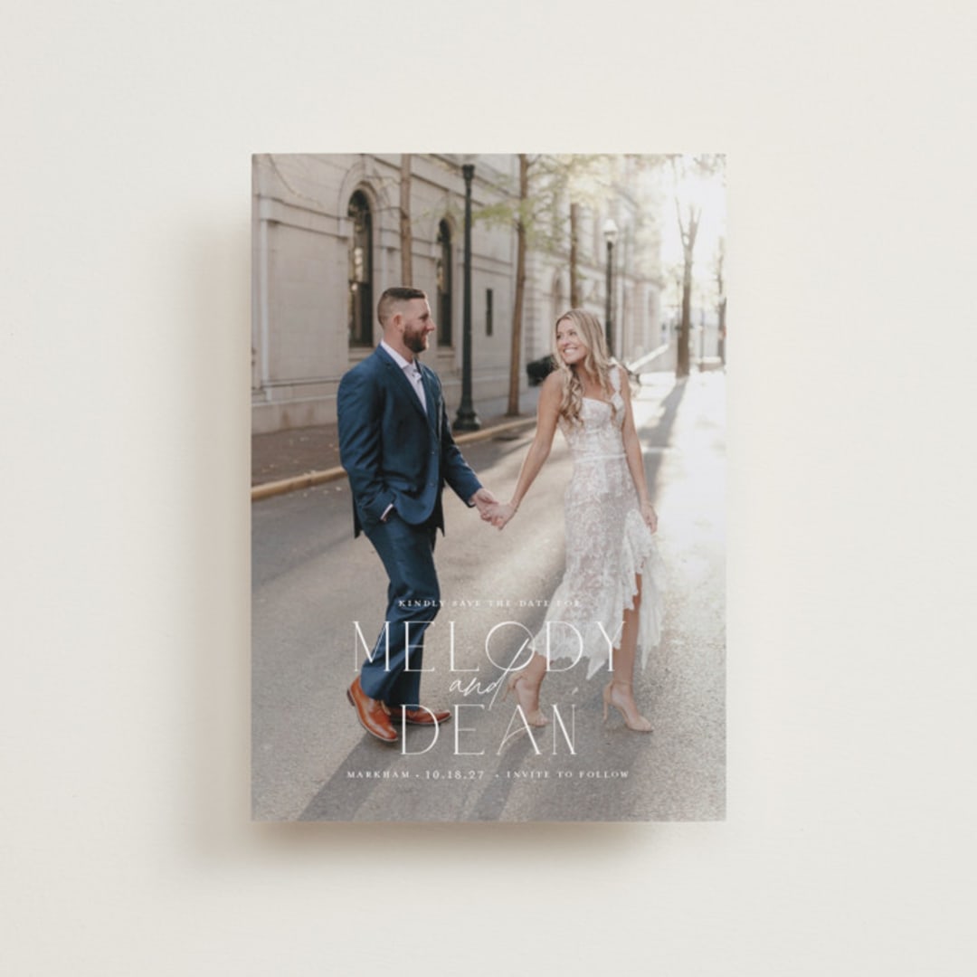 "Let's Walk Together" - Save the Dates in Frost by Kim Thoa - Front