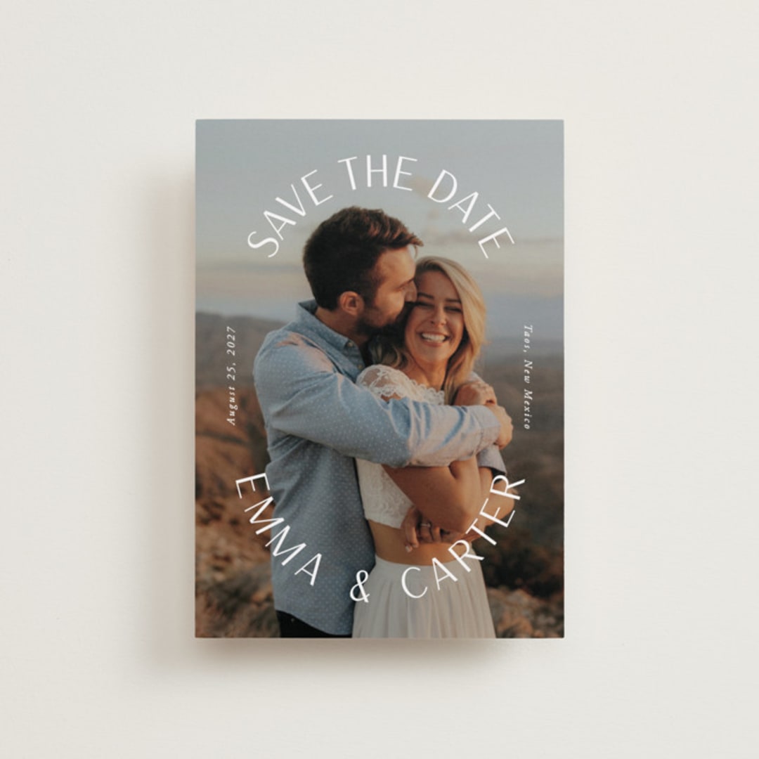 "Roundabout" - Save the Dates in Pearl by Susan Asbill - Front