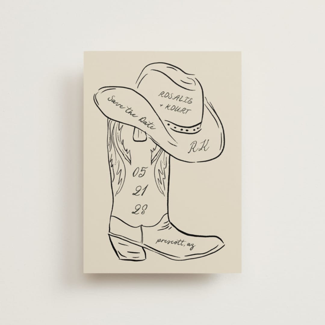 "Lariat" - Save the Dates in Sand by Jelena Vuletic - Front