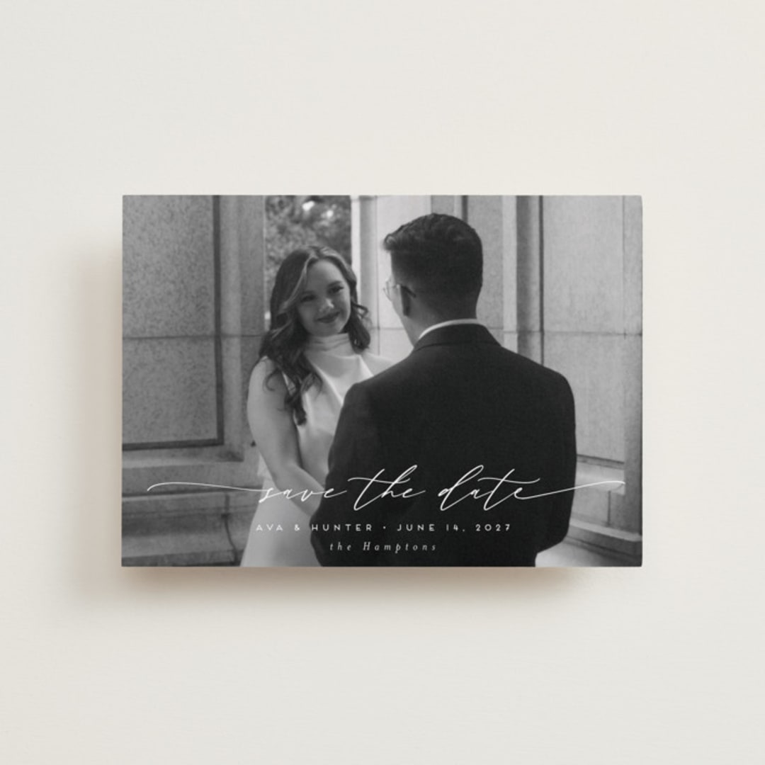 "For Forever" - Save the Dates in Snow by Nicoletta Savod - Front