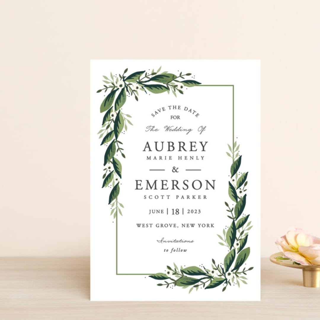 "Paradise" - Save the Dates in Forest by Oma N. Ramkhelawan - Front