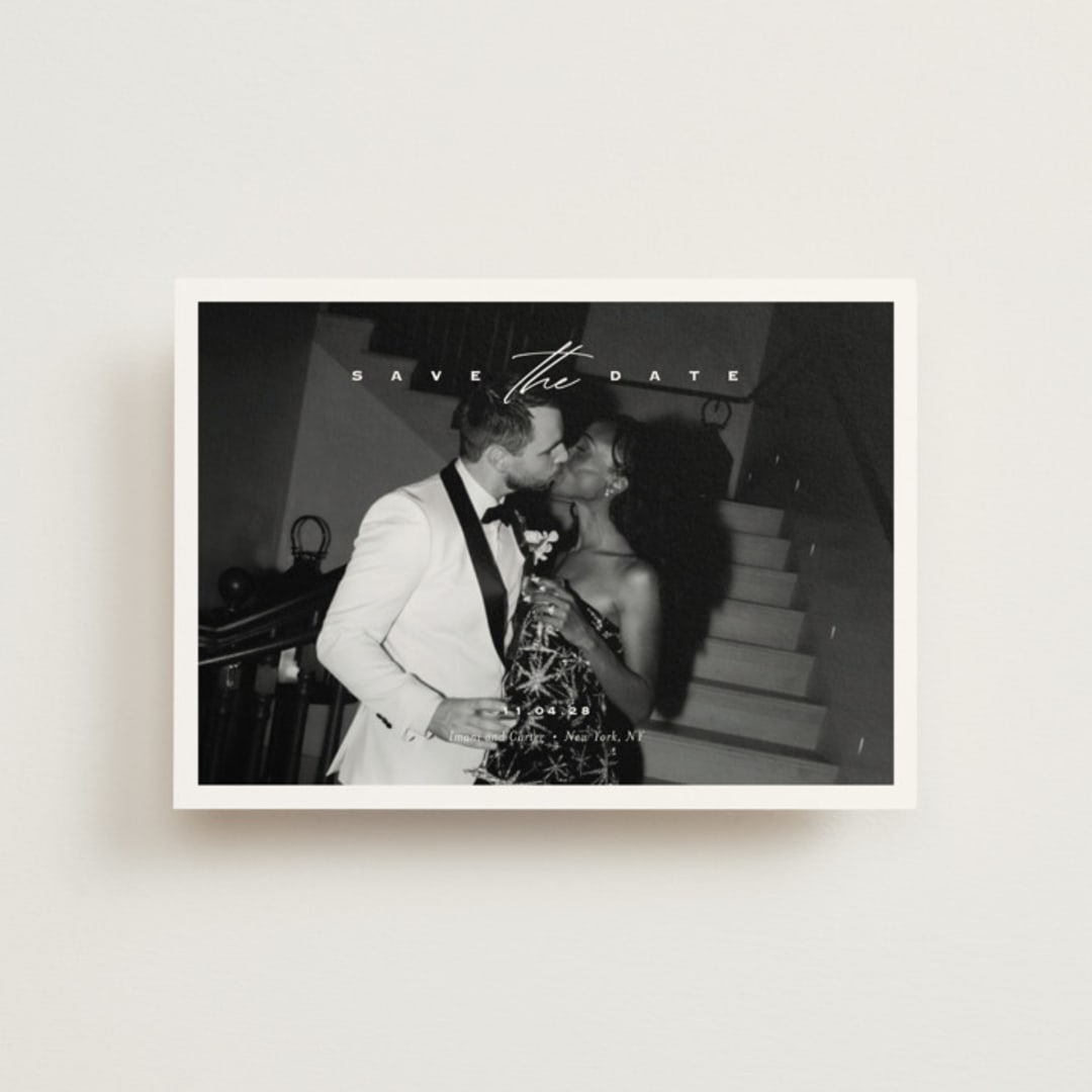 "Casual Elegance" - Save the Dates in Diamond by Eric Clegg - Front