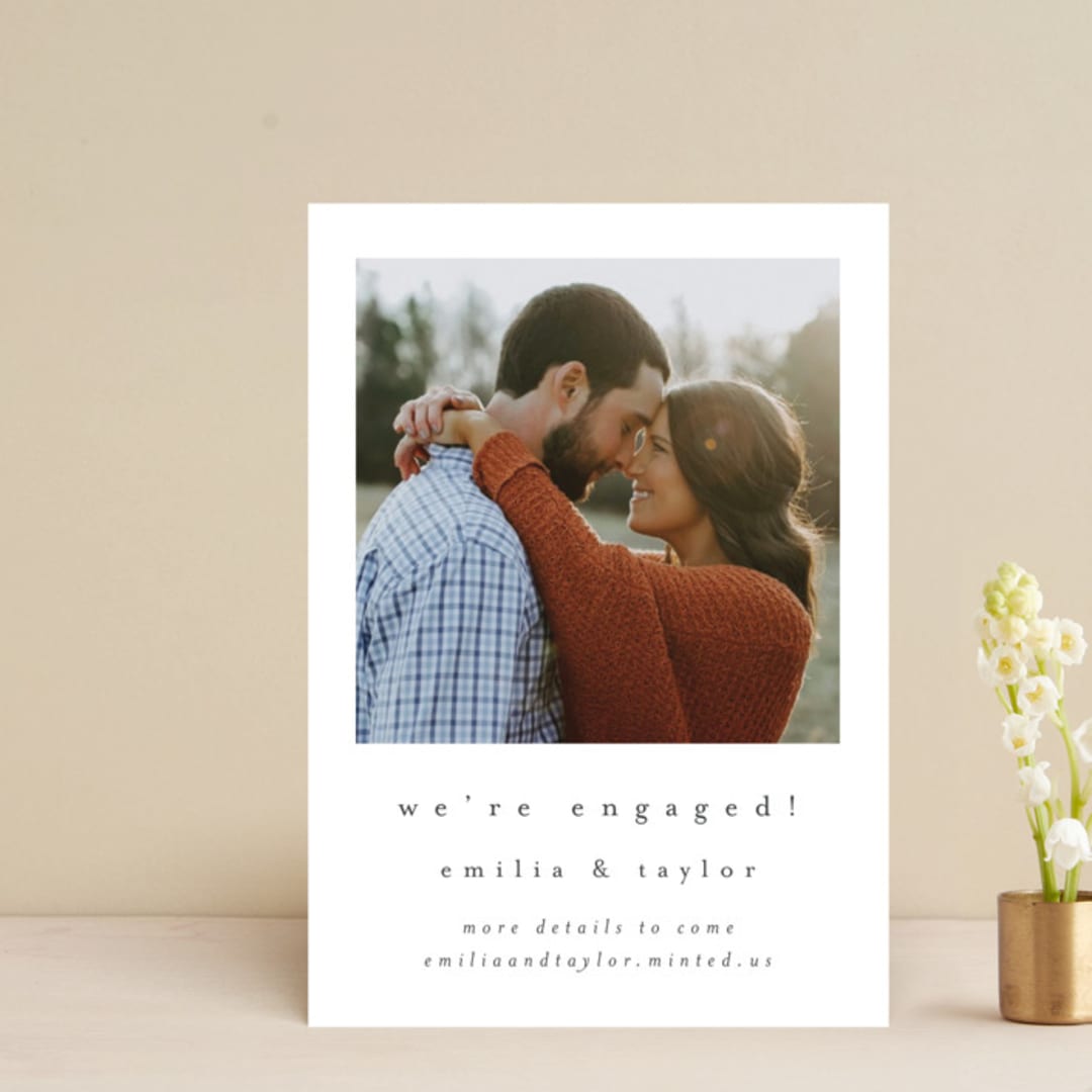 "meant to be" - Save the Dates in Ebony by Angela Thompson - Front