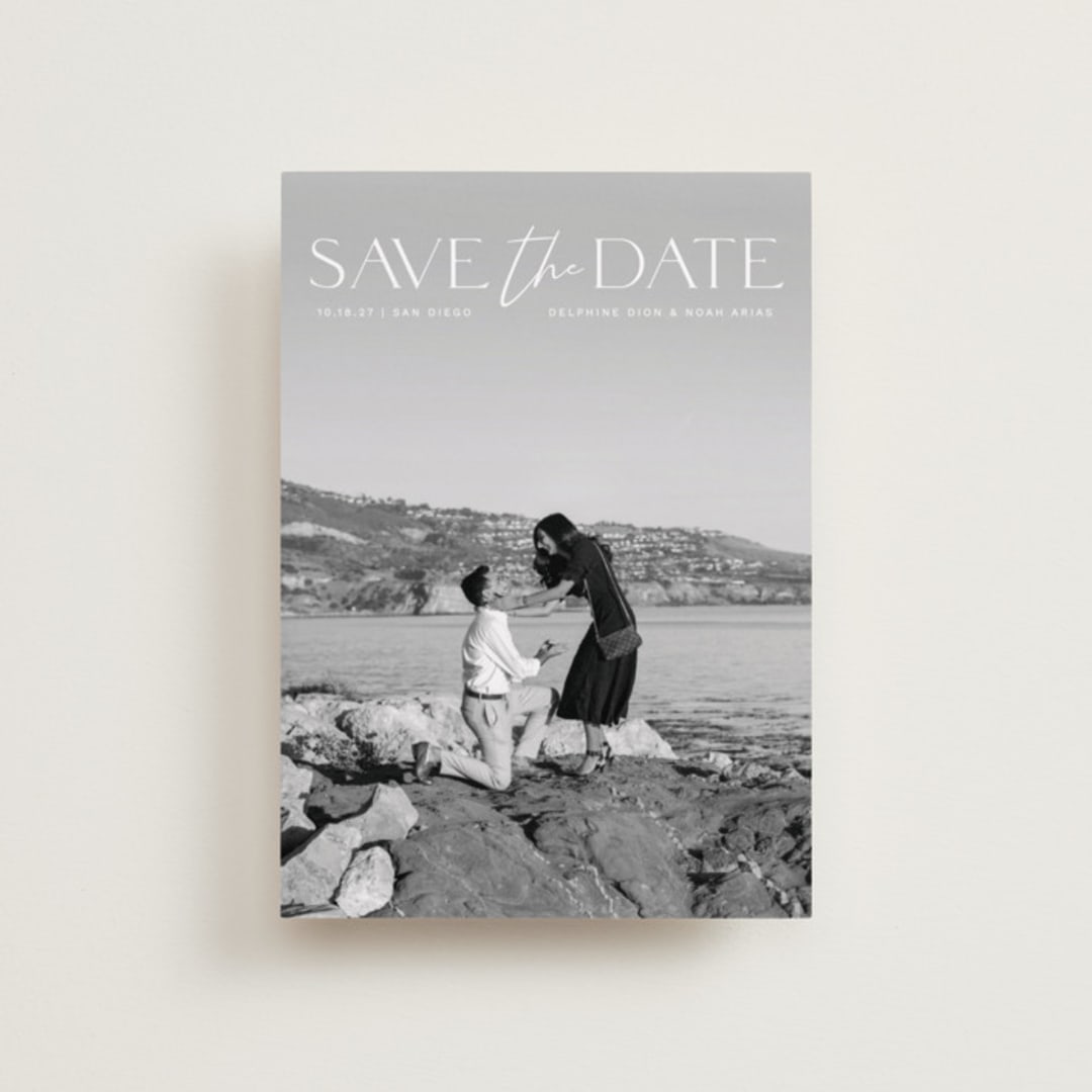 "Breathtaking" - Save the Dates in Moonstone by Olivia Raufman - Front
