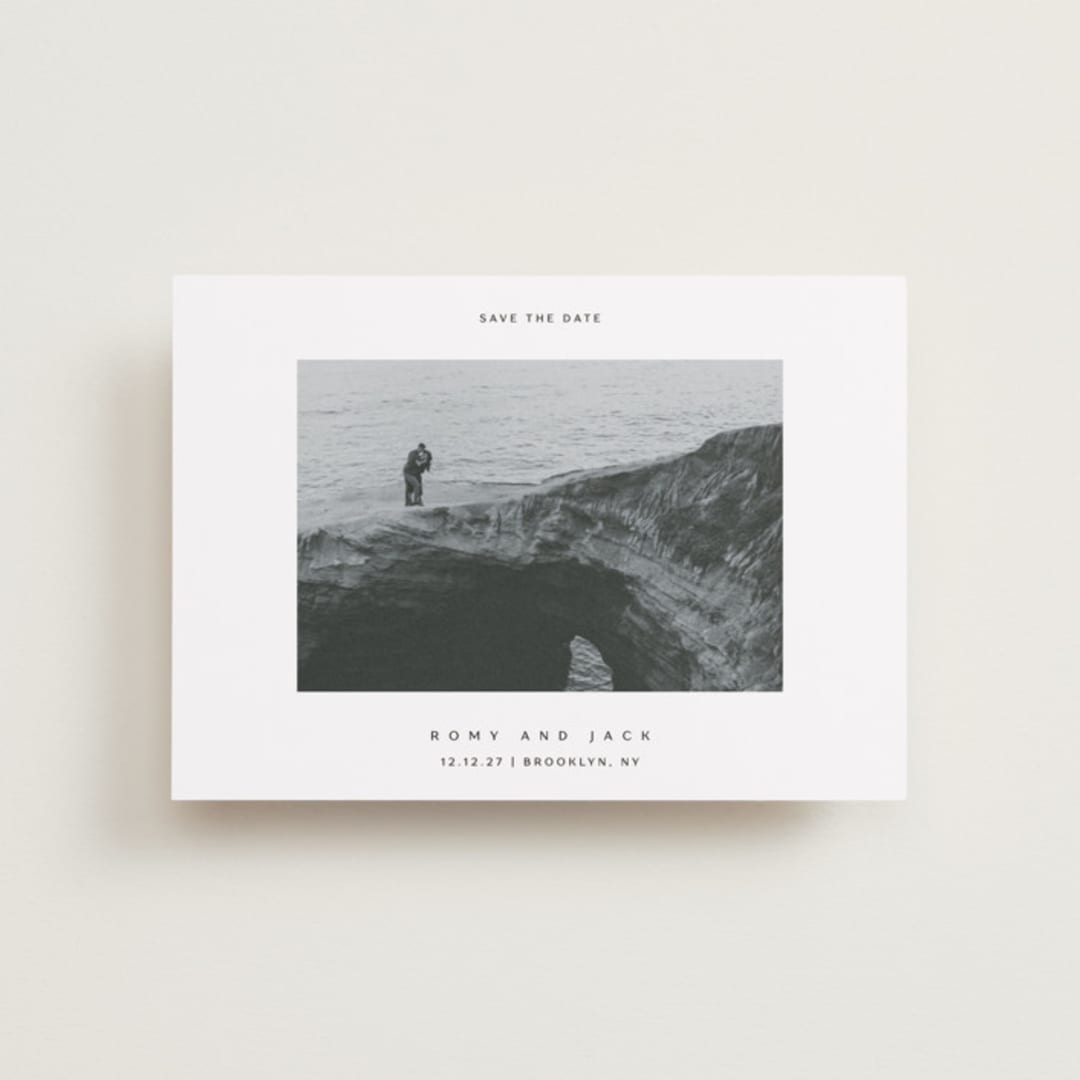 "Breathe love" - Save the Dates in Wave by Yuliya Evseeva - Front