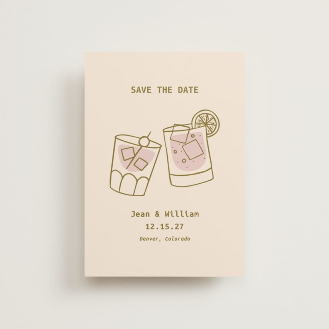 "Cheers!" - Save the Dates in Sand by Becca Robinson - Front