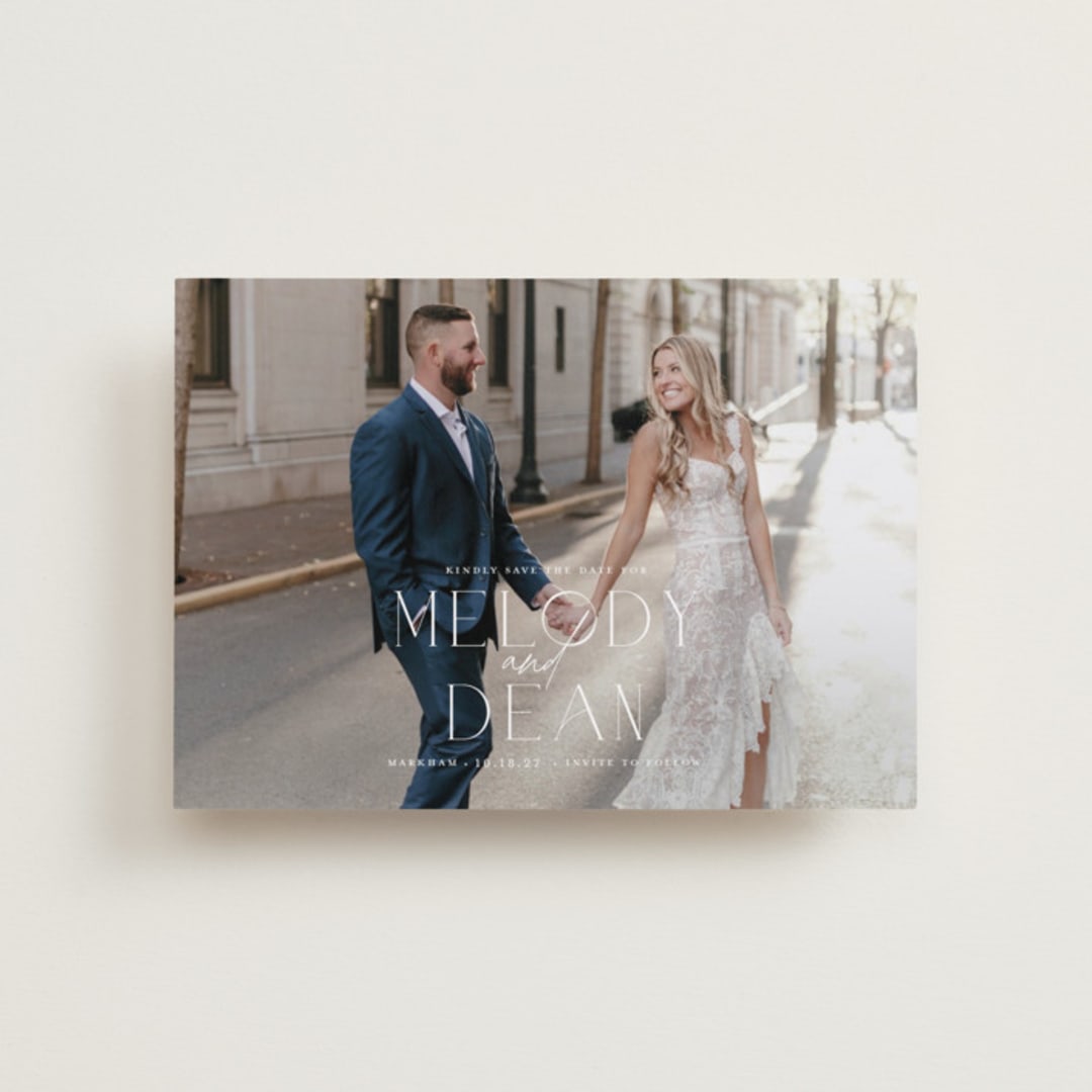 "Let's Walk Together" - Save the Dates in Frost by Kim Thoa - Front