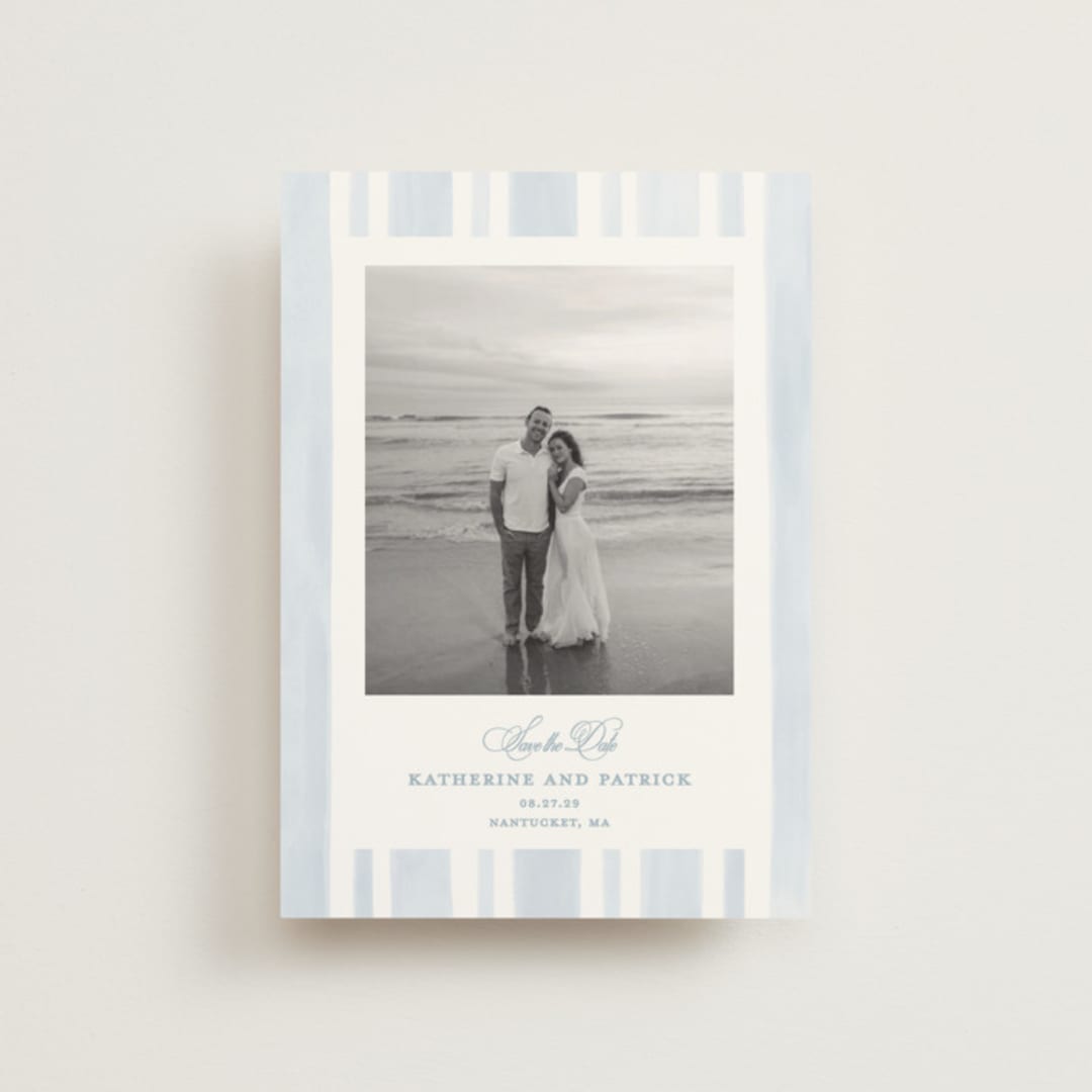 "Coastal crest" - Save the Dates in Ocean by Creo Study - Front