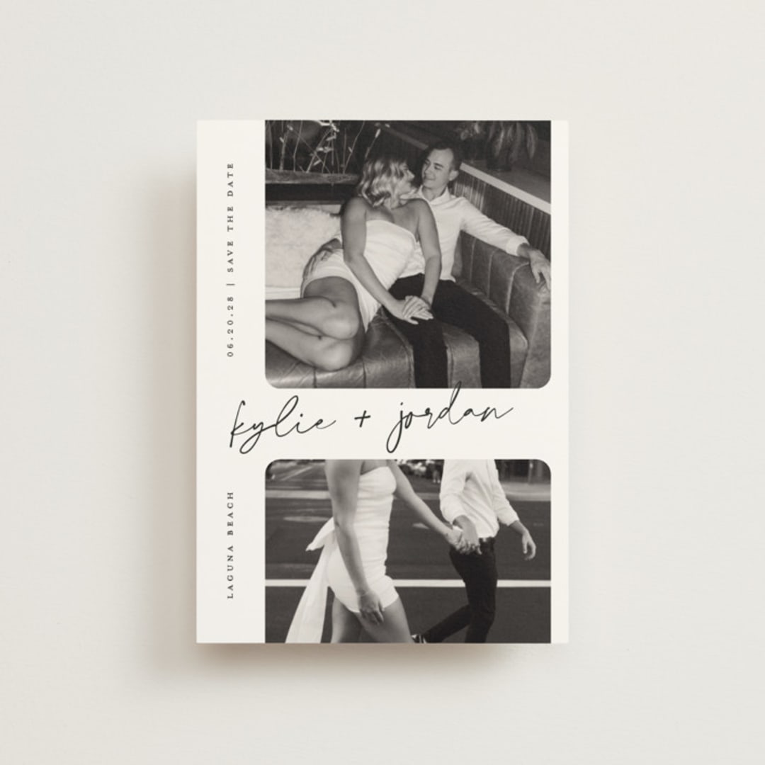 "signature snapshots" - Save the Dates in Snow by Sarah Curry - Front