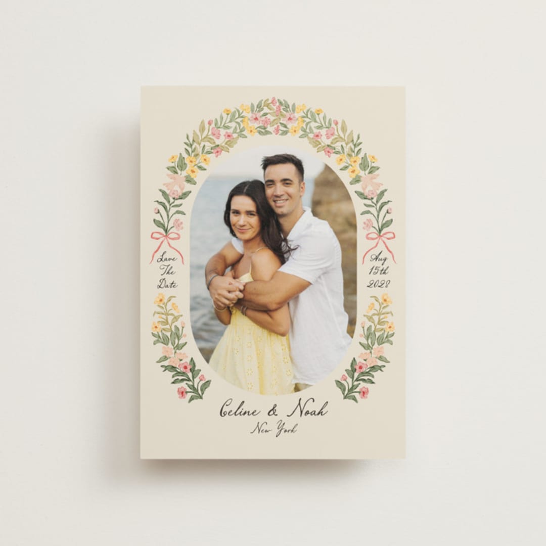 "Spring" - Save the Dates in Spring by Elly - Front