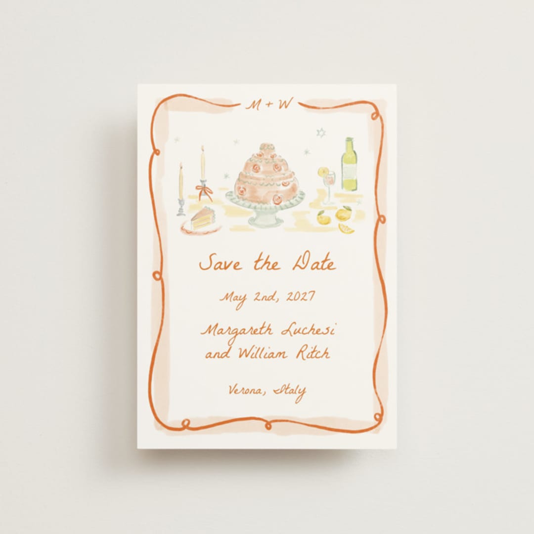 "Giardino" - Save the Dates in Flame by Pati Cascino - Front