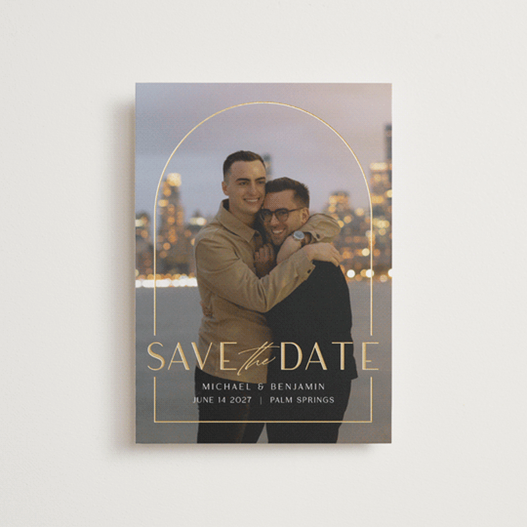 "deco arch" - Save the Dates in Cloud by silverscreen studio - Front