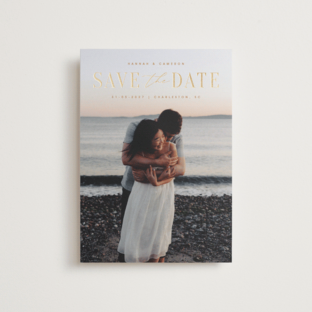 "Danielle" - Save the Dates in Desert by Zani van Zyl - Front