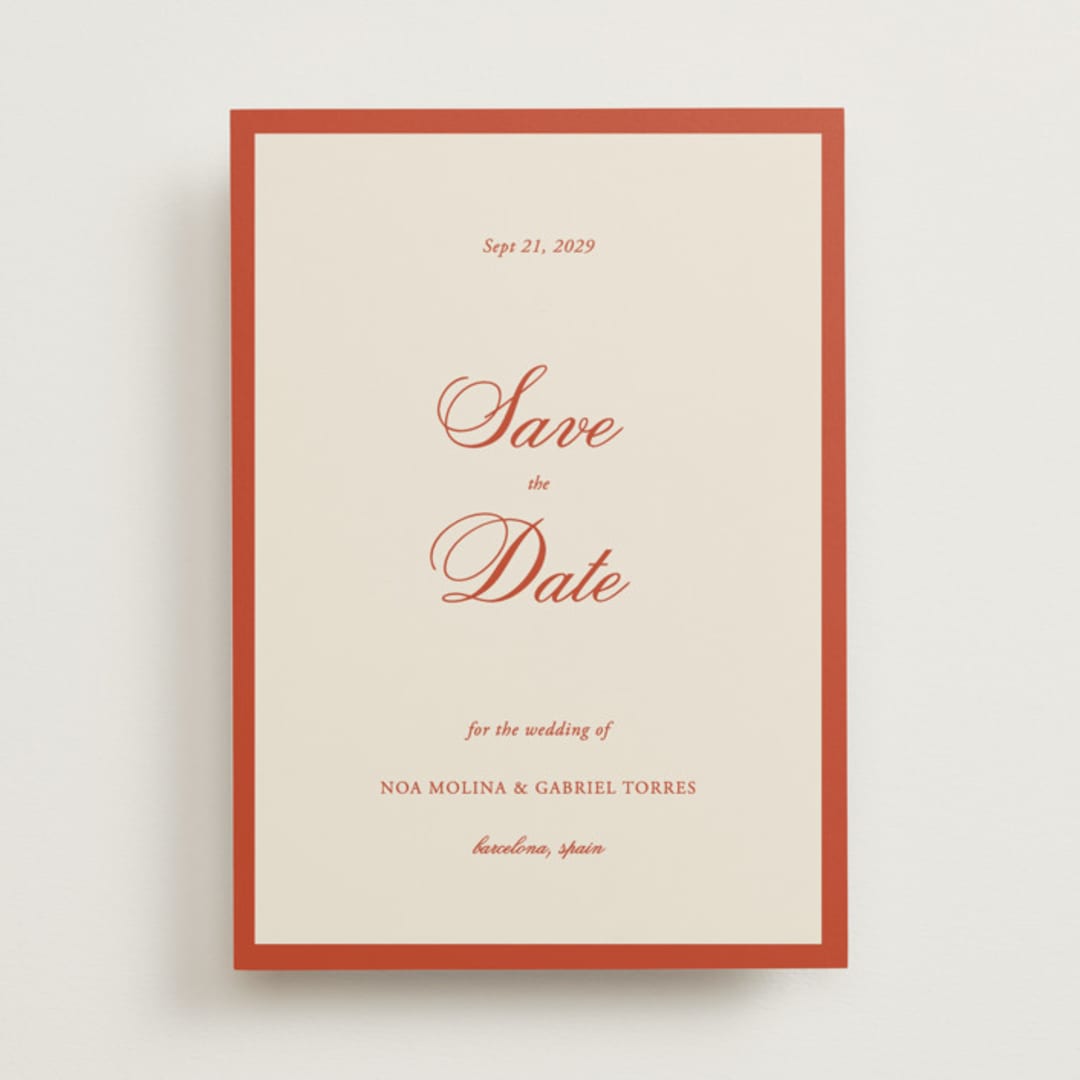 "Borders" - Save the Dates in Cherry by Ani Somi - Front