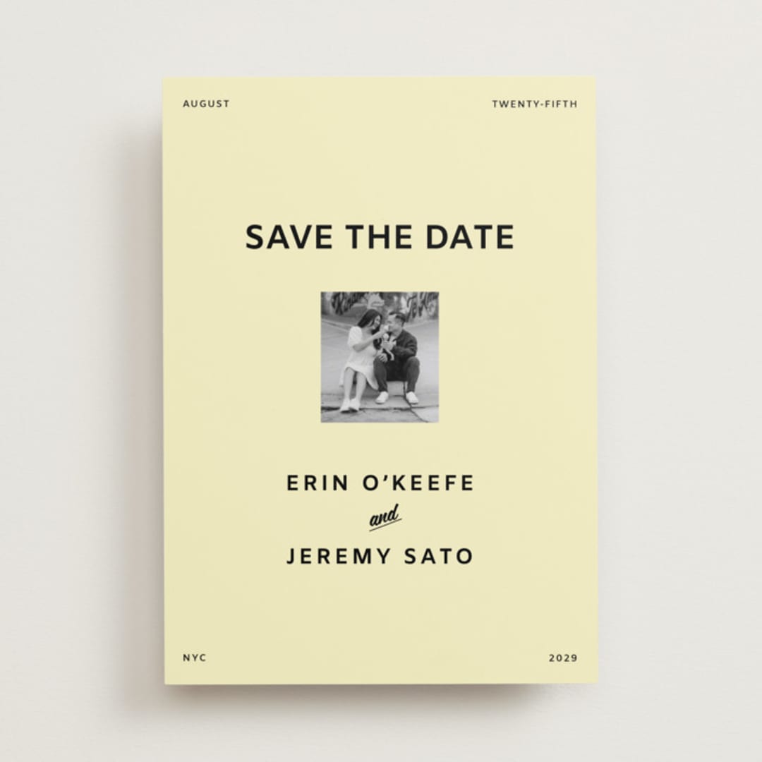"Courthouse" - Save the Dates in Butter by Studio Suku - Front