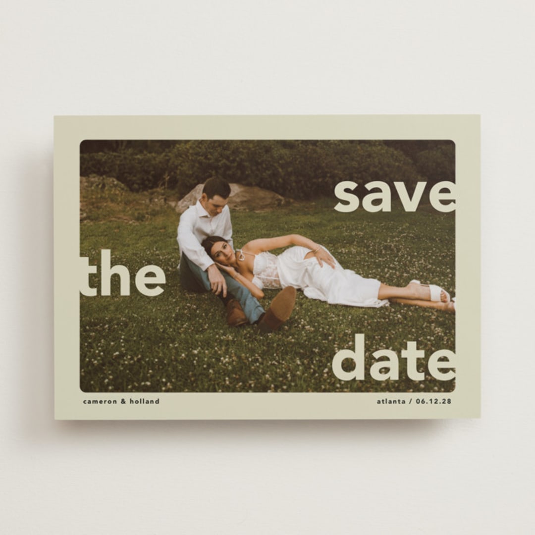 "save.the.date" - Save the Dates in Mint by Lori Wemple - Front