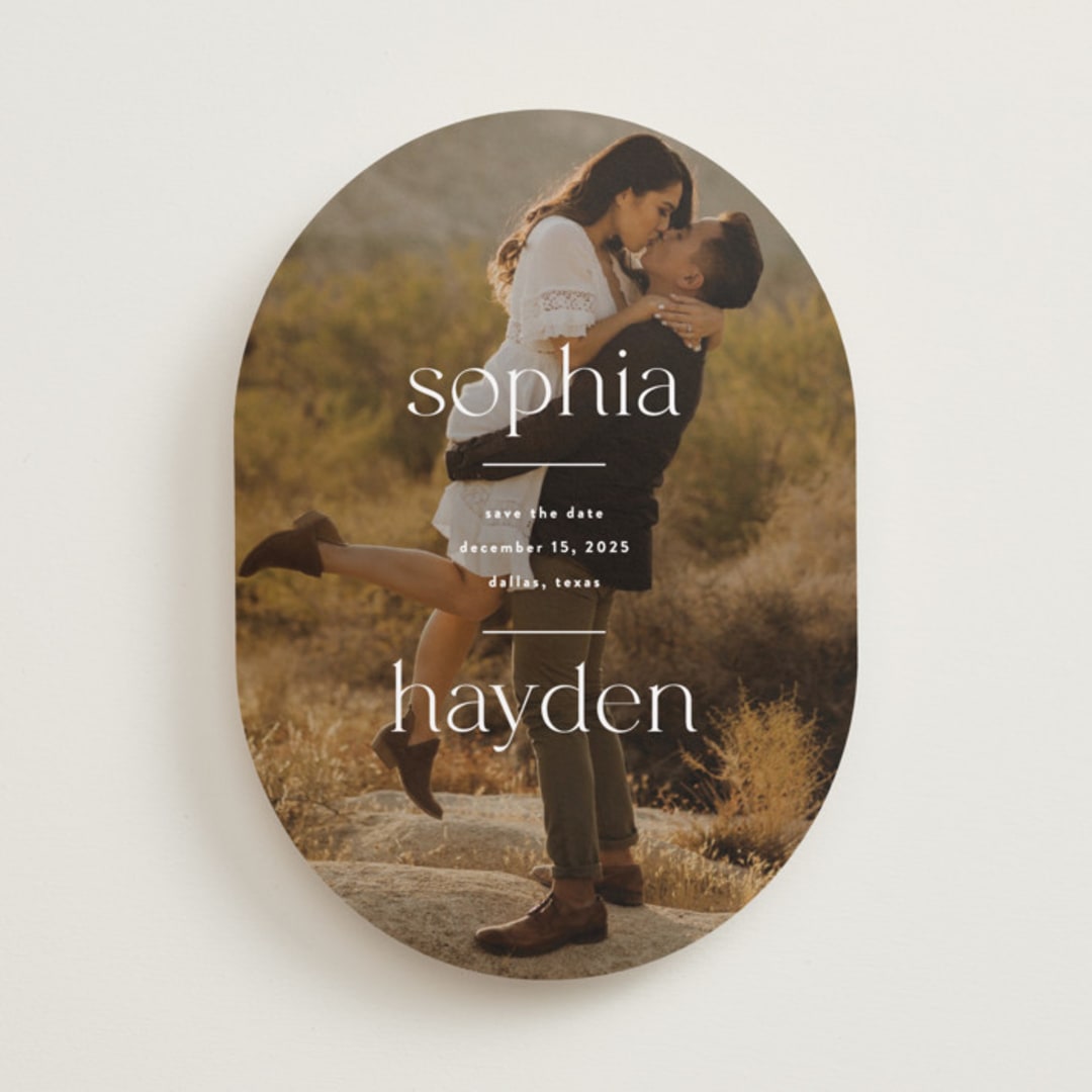 "Namesake" - Save the Dates in Pearl by Susan Asbill - Front