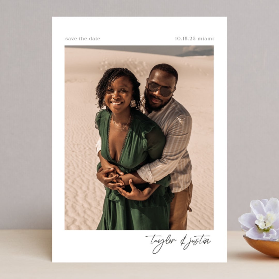"Close-Up" - Save the Dates in Cloud by Robin Ott - Front