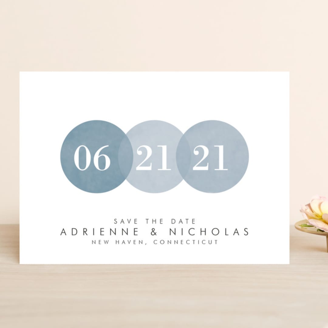 "Simply in Love" - Save the Dates in Rain by Amanda Sager - Front