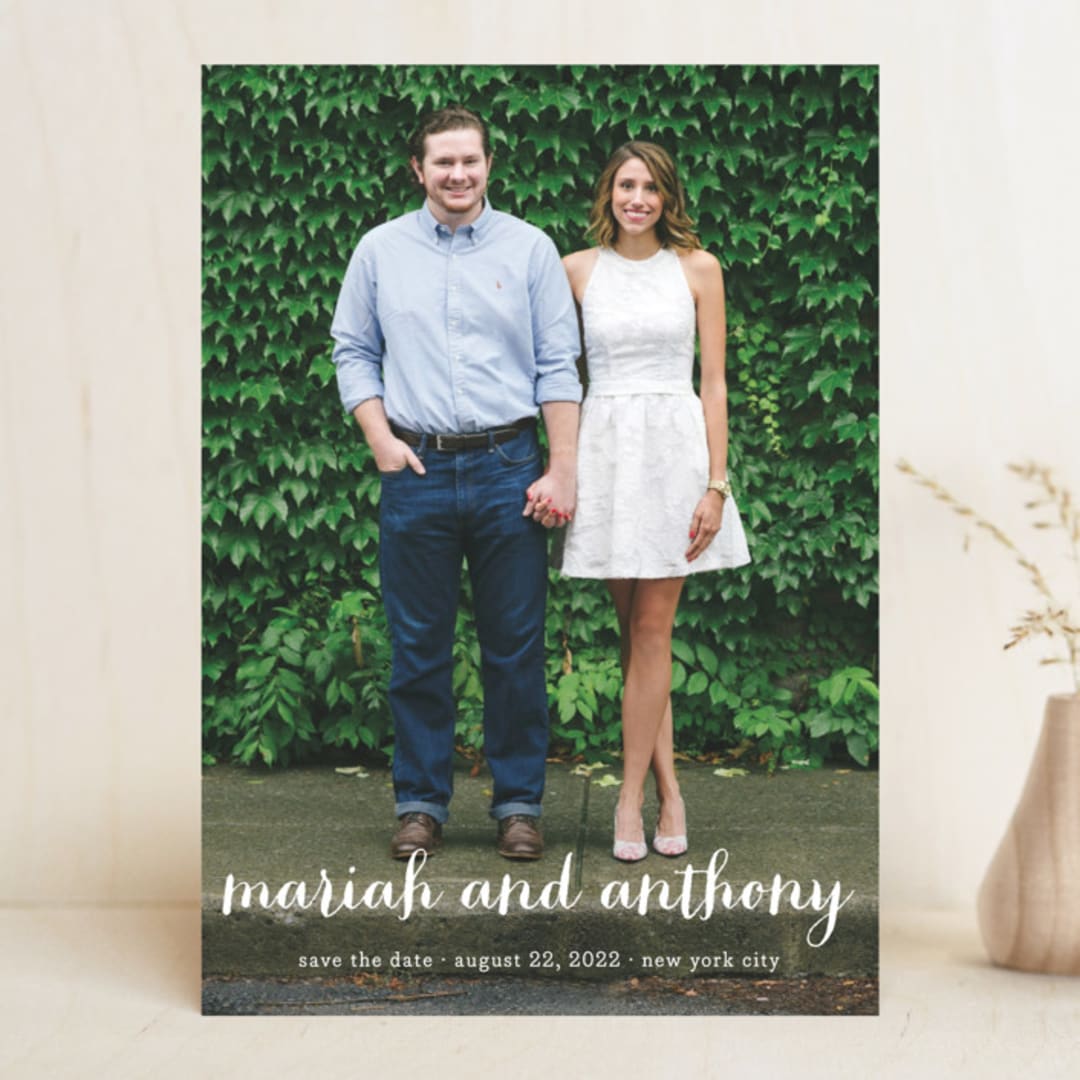 "Prescott" - Save the Dates in Cotton by Roxy Cervantes - Front