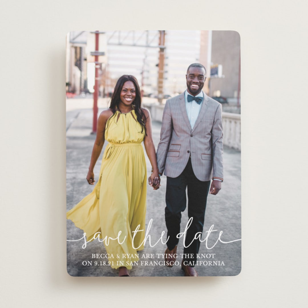 "Boho Love" - Save the Dates in Lily by Christine Taylor - Front