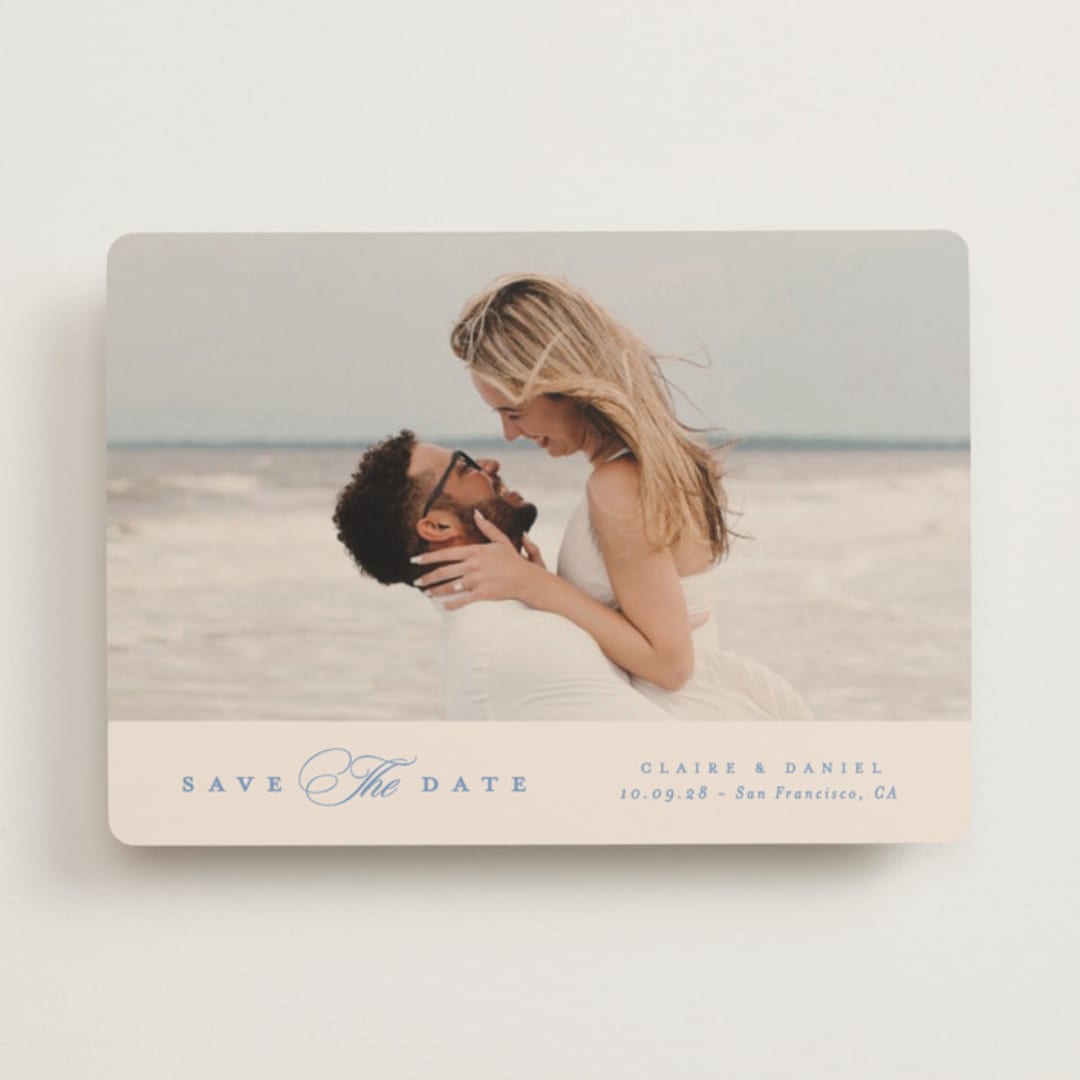 "Aristocratic" - Save the Dates in Wave by Creo Study - Front