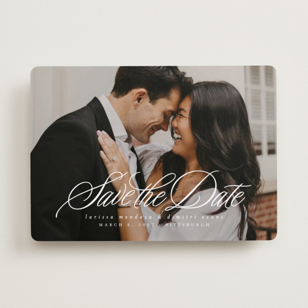 "Lovely Day" - Save the Dates in Pearl by Lea Delaveris - Front