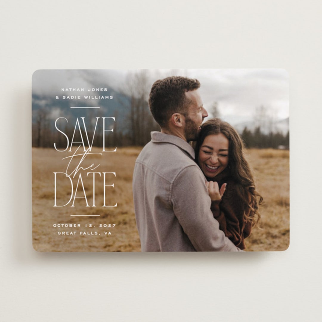 "Monument" - Save the Dates in Cotton by Owl and Toad - Front