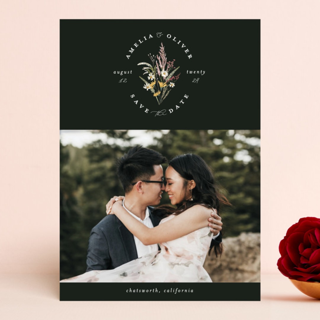 "Wild Flowers" - Save the Dates in Sunshine by Susan Moyal - Front
