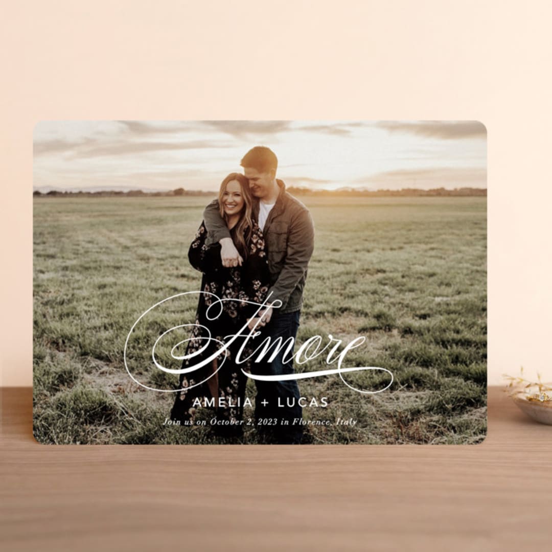 "giorno dell'amore" - Save the Dates in Opal by Erin Hodges - Front