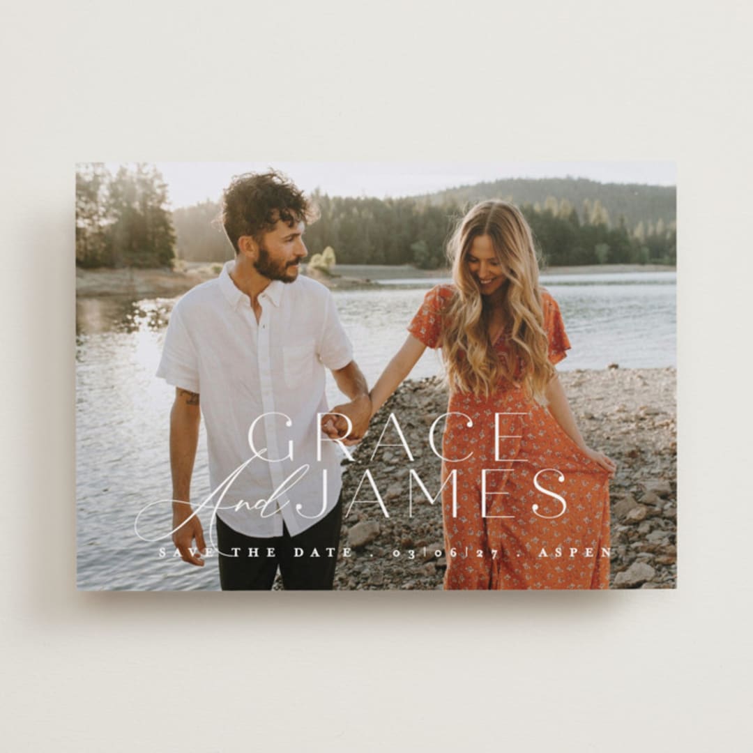 "Namesake" - Save the Dates in Snow by Angela Thompson - Front