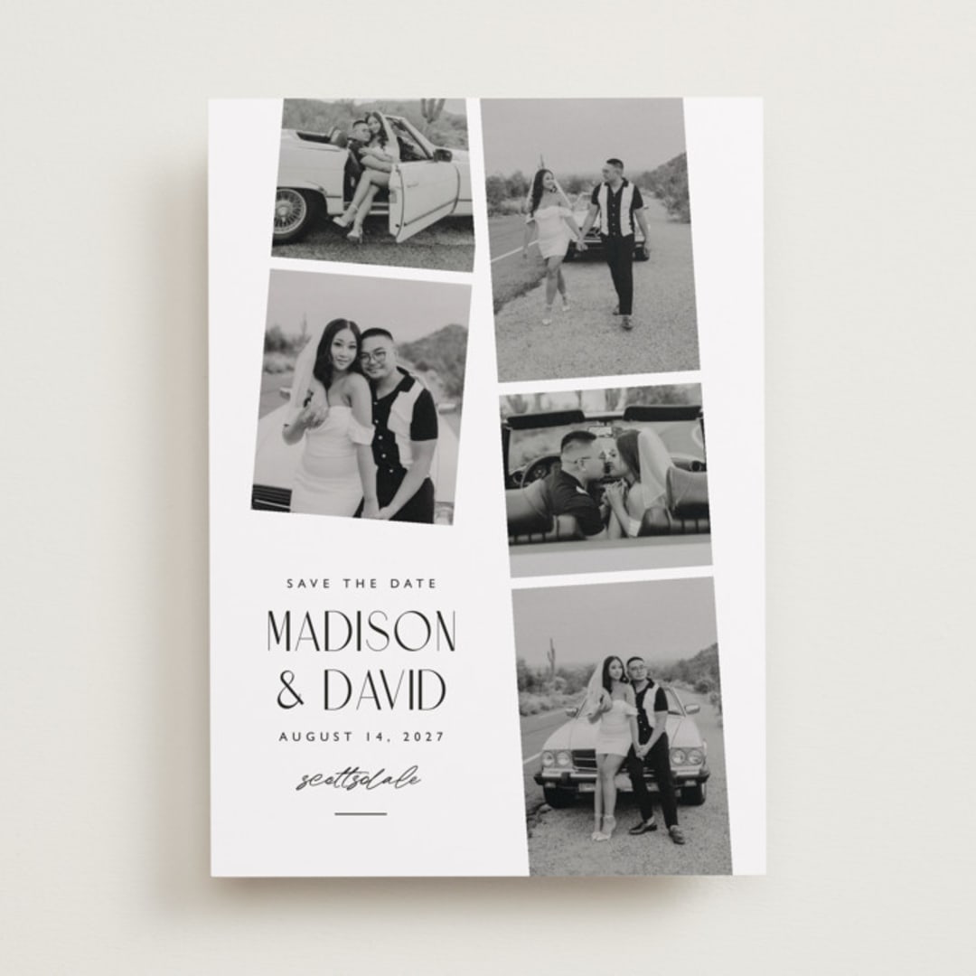 "Photo Booth" - Save the Dates in Sugar by Jessica Williams - Front