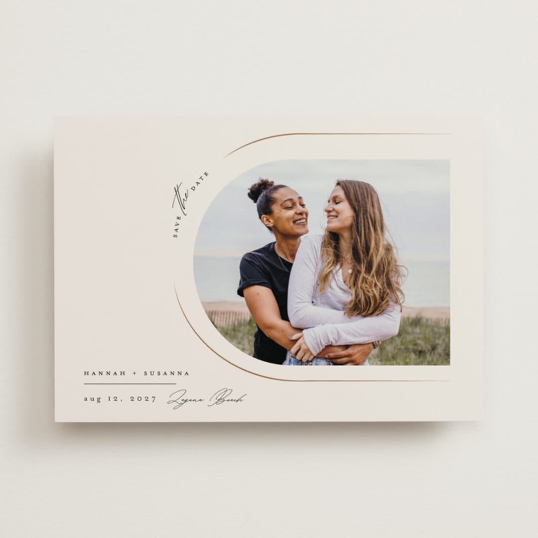 "l'arch" - Save the Dates in Champagne by Benita Crandall - Front